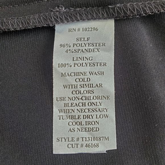 Connected Apparel Black Dress Size 6 - Picture 9 of 10